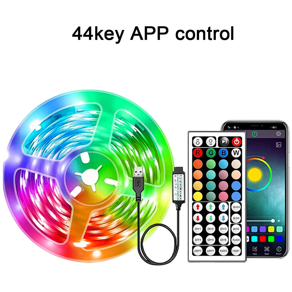 Room Led Strip Lights 5m 10m 20m 30m Led Room Light with APP Control Flexible Ribbon Luces Led Tape for Room Bedroom Decoration Make the beauty of your room
