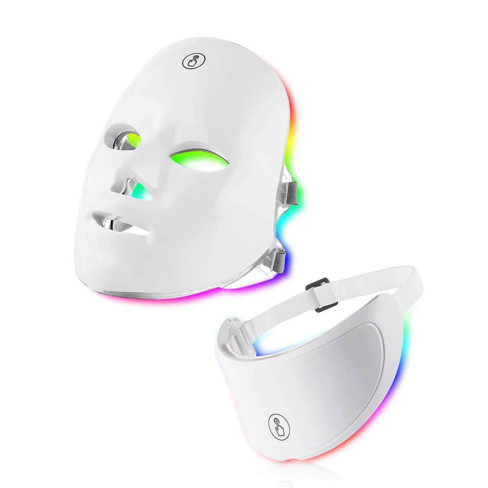7 Colors Red Light Therapy Face Mask For clear Youthful Skin