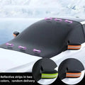Universal Oxford Fabric Car Front Windscreen Cover Car Windshield Snow Sun Shade Cover With Reflective Stripe Winter Snow Cover