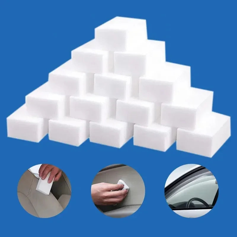 Magic Sponge Cleaner Melamine Foam Scrubber for Kitchen Bathroom Stain Remover Dishware Household Cleaning Tools