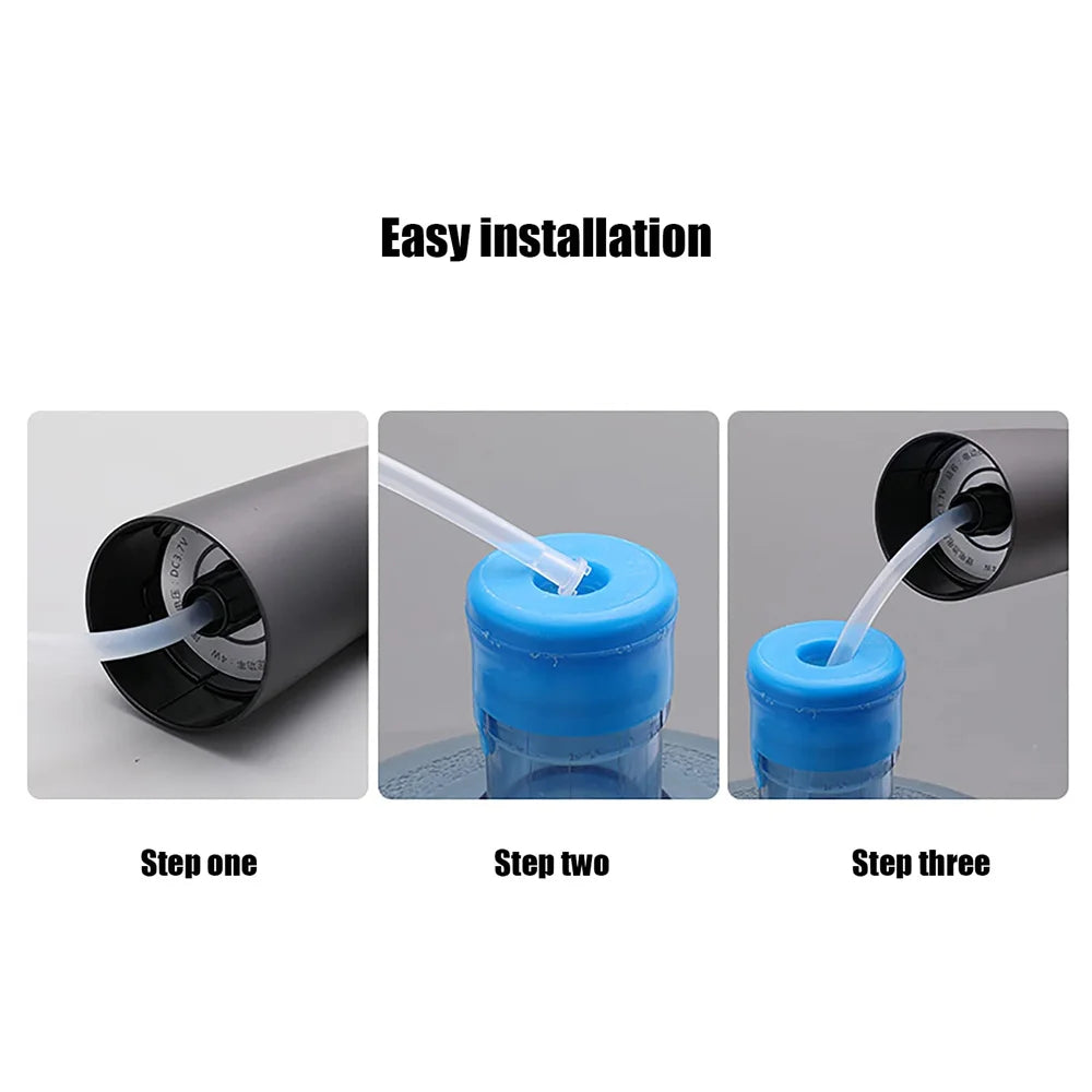 Portable 5 Gallon Water Dispenser Universal Water Dispenser for 2.5 3 and 5 Gallon Bottles USB Charging Water Bottle Pump