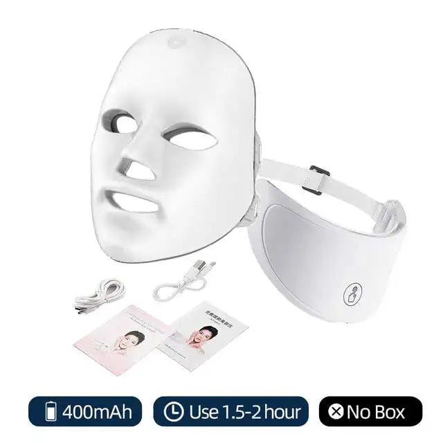 7 Colors Red Light Therapy Face Mask For clear Youthful Skin