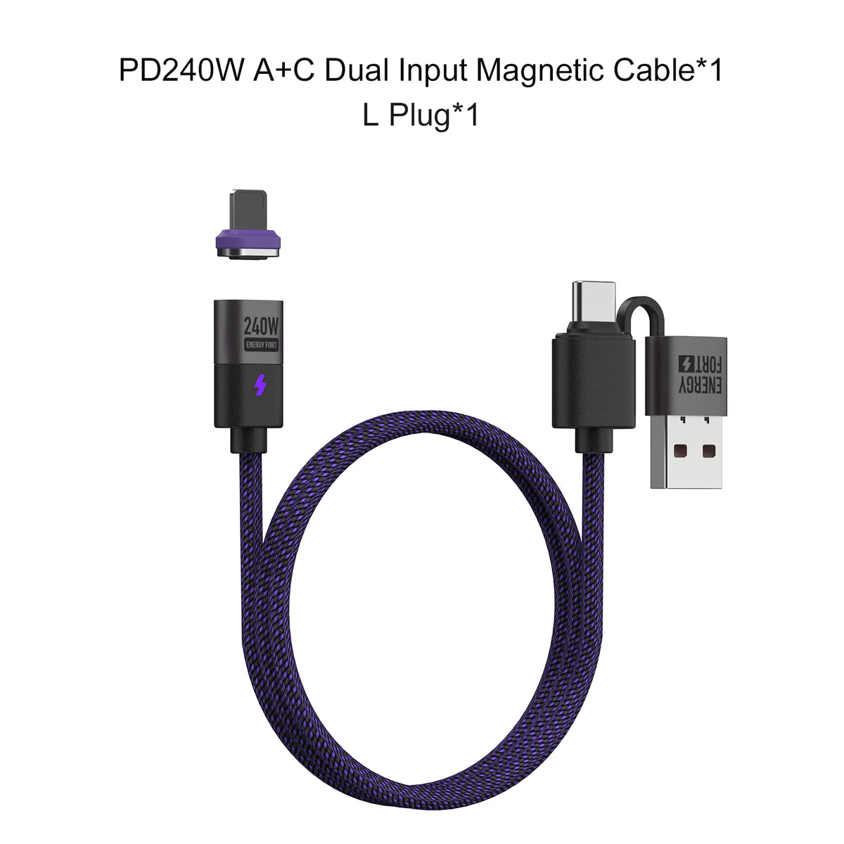 240W Magnetic Charging Cable PD3.1 5A Fast Charging USB C Cable Magnetic Phone Charger Cord for iPhone 17 Pro Max Samsung Xiaomi