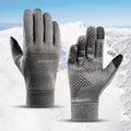 Winter Warm Gloves Touch Screen Windproof Cold-proof Cycling Gloves, Men's Women's Running, Hiking Skiing Gloves