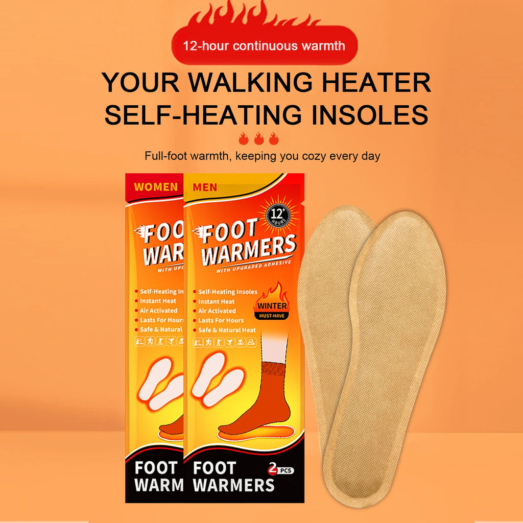 Heat Packs Hand Warmers Self-heating Foot Warmer Patch for Hiking Skiing Camping & Cold Activities