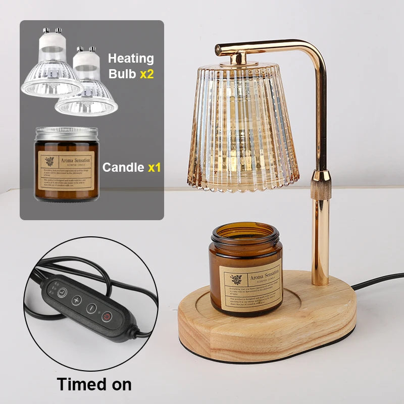 Candle Warmer Lamp-Melt your Candles, No Flame Needed.