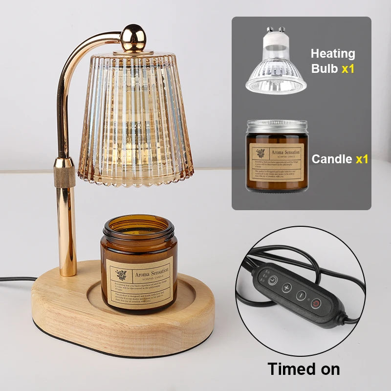 Candle Warmer Lamp-Melt your Candles, No Flame Needed.