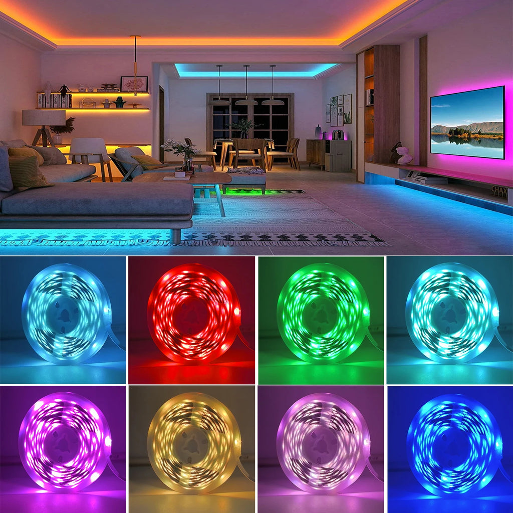 Room Led Strip Lights 5m 10m 20m 30m Led Room Light with APP Control Flexible Ribbon Luces Led Tape for Room Bedroom Decoration Make the beauty of your room