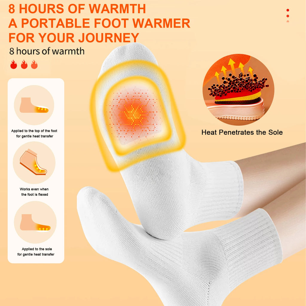 Heat Packs Hand Warmers Self-heating Foot Warmer Patch for Hiking Skiing Camping & Cold Activities