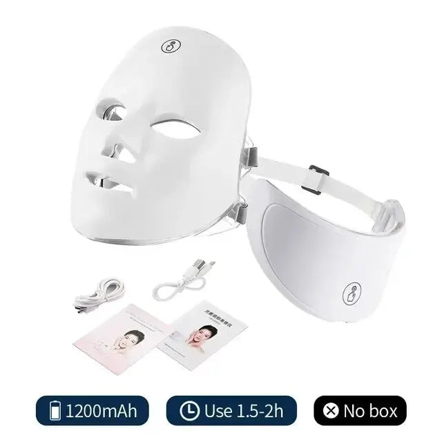 7 Colors Red Light Therapy Face Mask For clear Youthful Skin